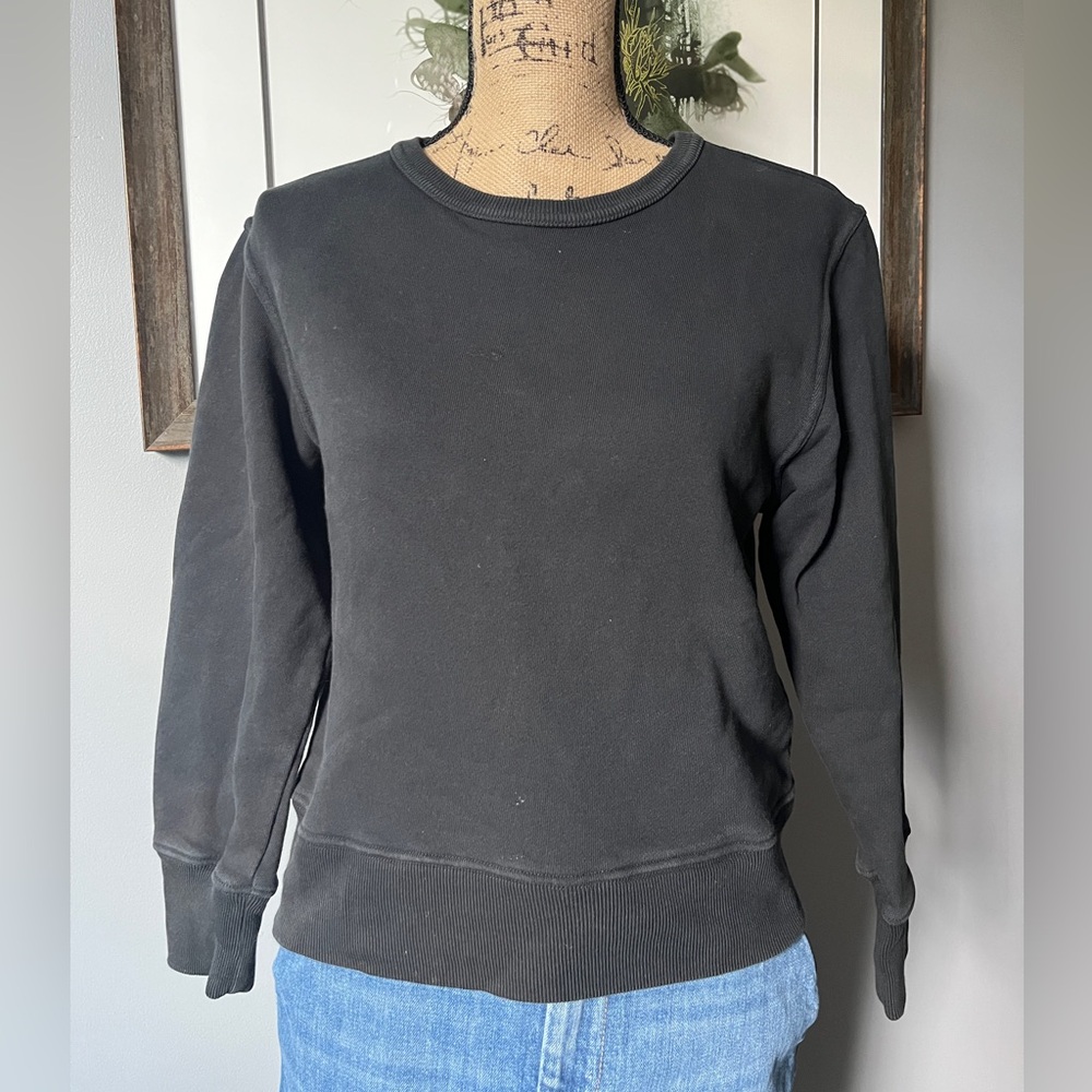 Agolde Black Crewneck Sweater